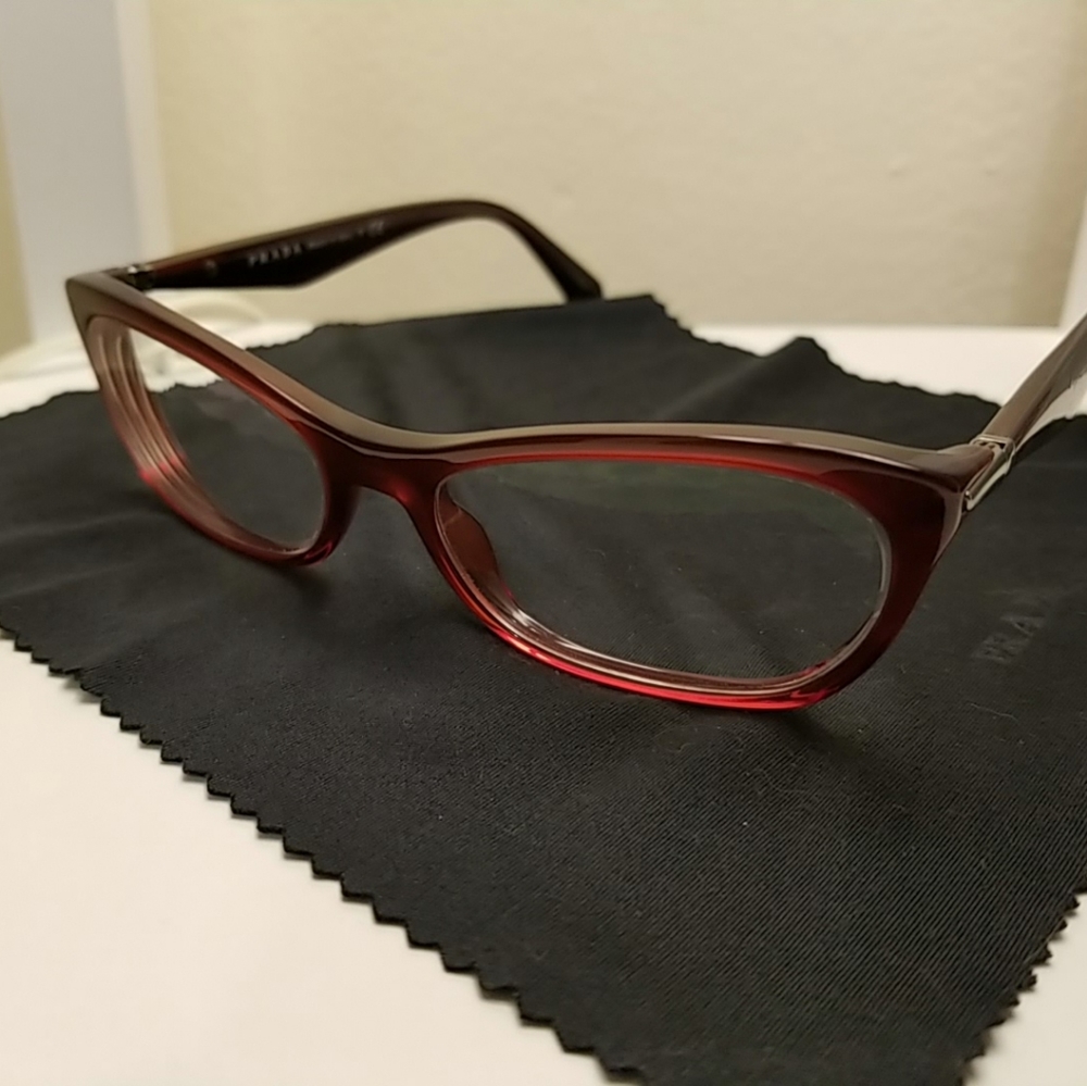 Red Cateye Prada Eyeglasses